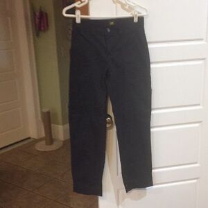 Lee Black Cotton Pants Waist 28 , Length 36